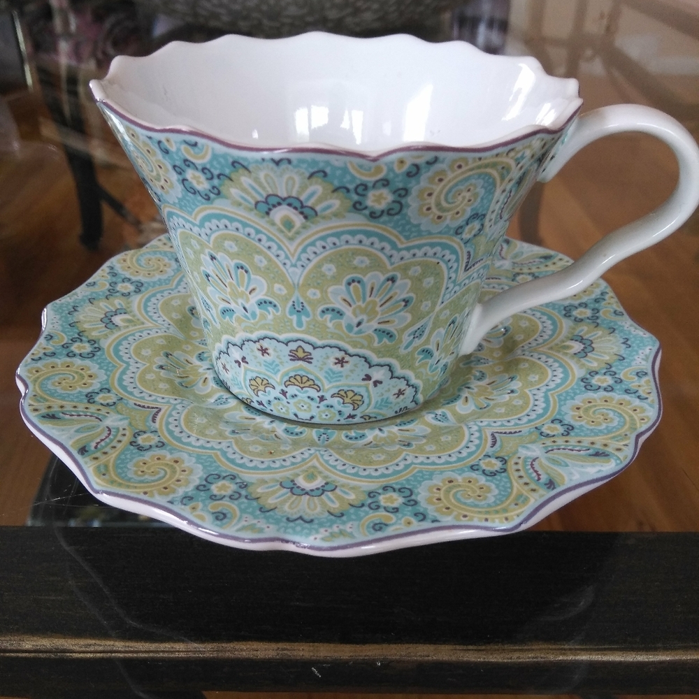 222 Fifth cup and saucer